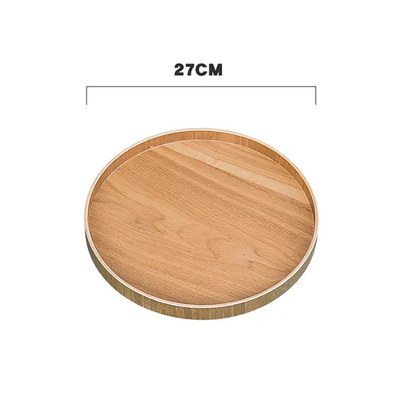 Assiette en Bois Réutilisable