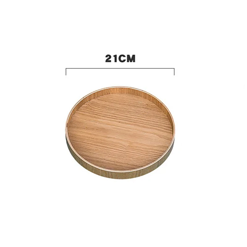 Assiette en Bois Réutilisable