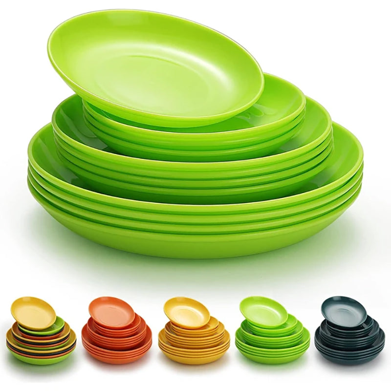 Assiette Plastique Réutilisable