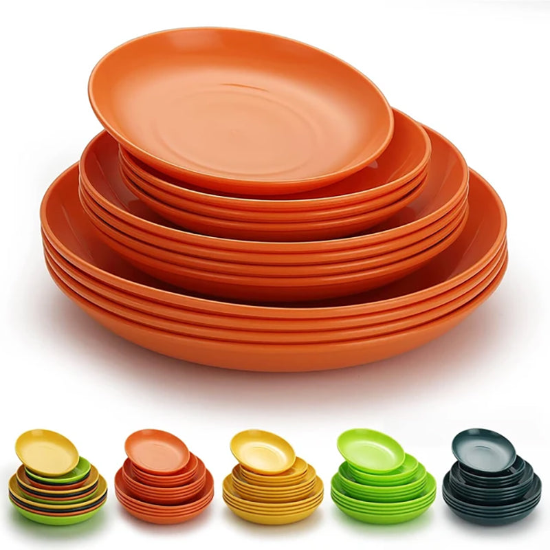Assiette Plastique Réutilisable