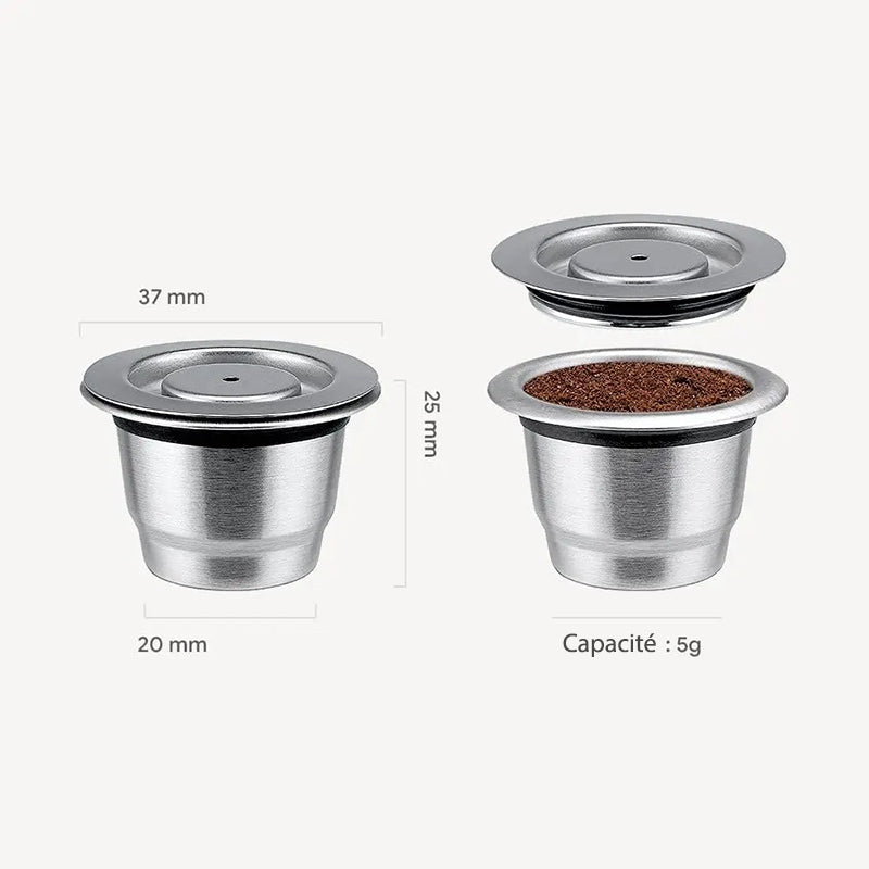 Capsule Café en Acier